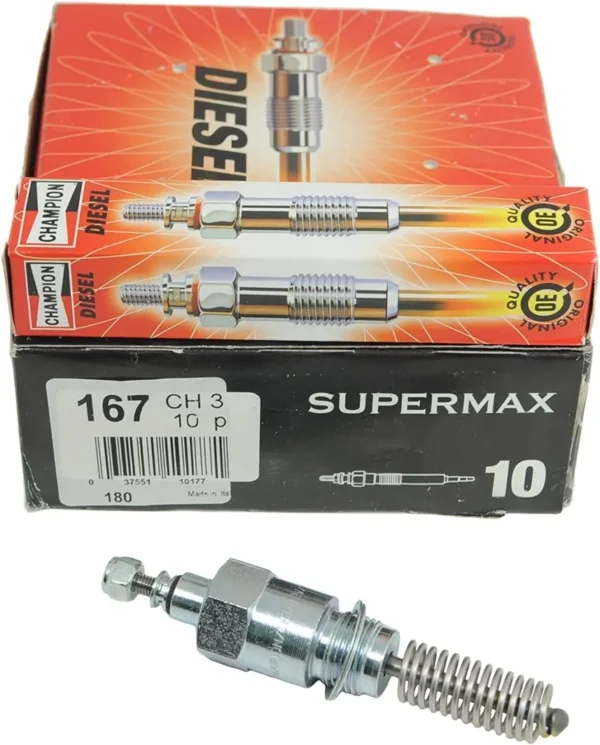 A box of the same type of spark plug