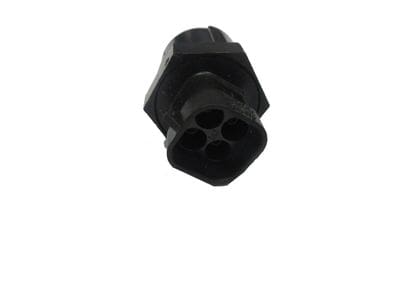 Picture of black plastic connector for a car