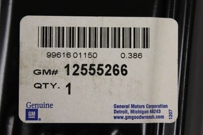 A close up of the label on a car