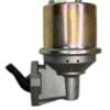 A picture of the fuel pump on a car.