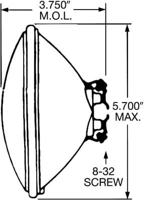 A drawing of the side view mirror on a car.