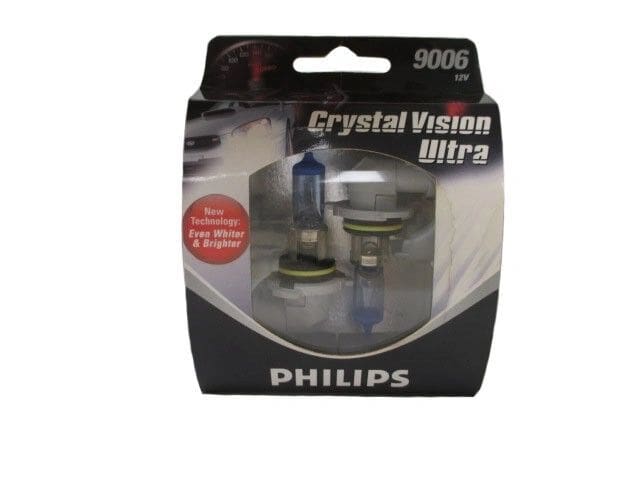 A package of philips crystal vision ultra bulbs