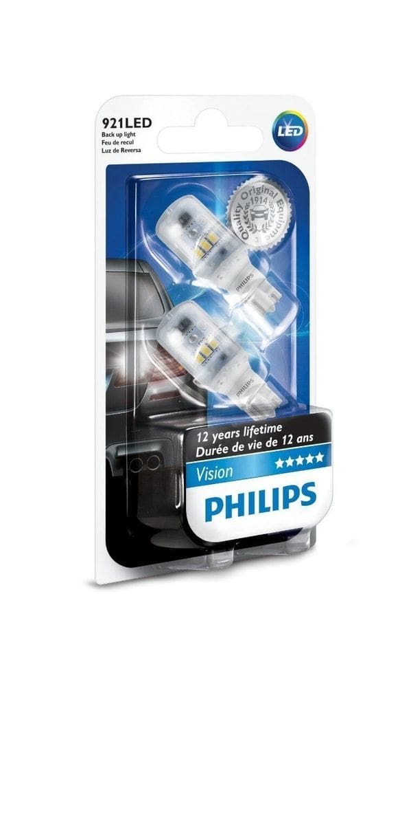 A package of philips headlight bulbs in its packaging.
